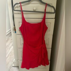 Princess Polly Size 2 Mini Red Dress